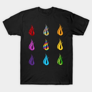 Eating Disorder Recovery Rainbow Variety Sticker Pack T-Shirt